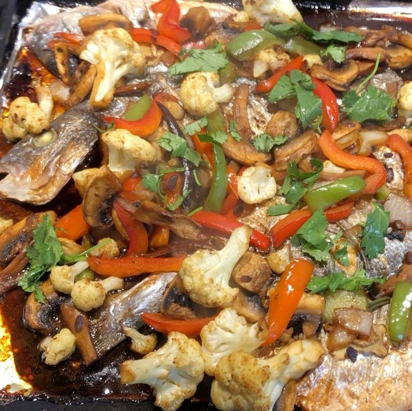 Sichuan Grilled Fish in Oven (四川烤鱼)